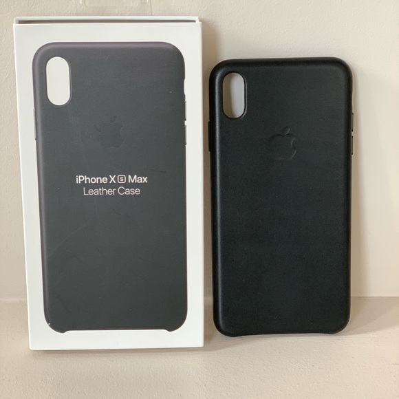❌SOLD❌  NIB - Apple iPhone XS Max Leather Case - Picture 1 of 3